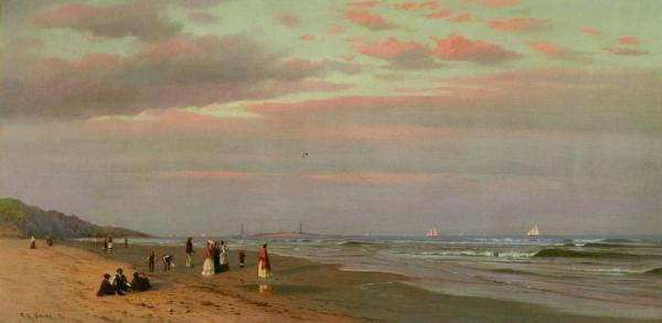 An Afternoon On Long Beach, Gloucester, Massachusetts by Francis Augustus Silva