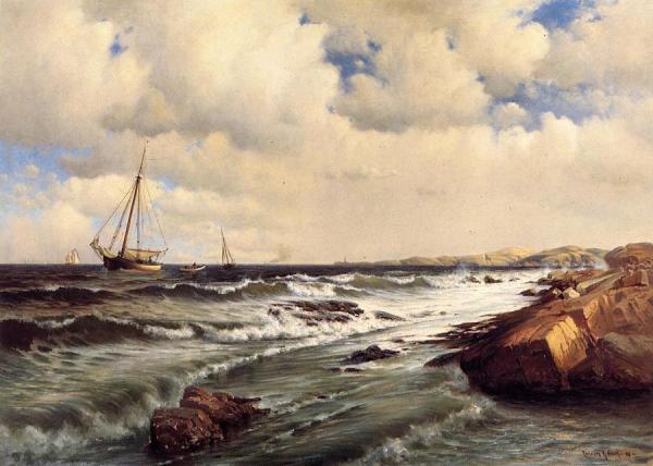 Autumn Afternoon On The New England Coast by Francis Augustus Silva
