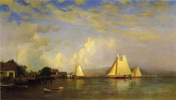 On The Hudson by Francis Augustus Silva