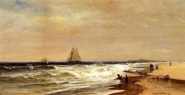 Point Judith, Rhode Island by Francis Augustus Silva Oil Painting Reproductions