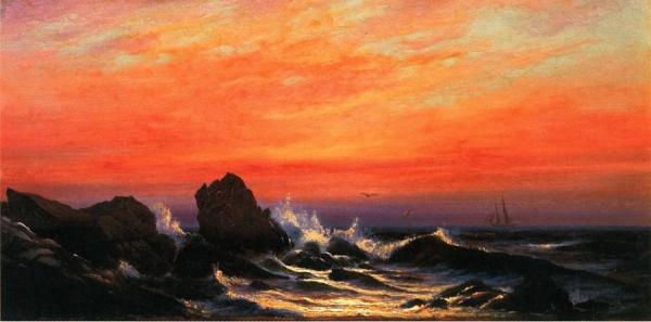 Rocky Coast by Francis Augustus Silva