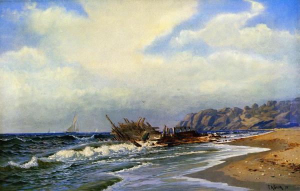 The Wreck by Francis Augustus Silva