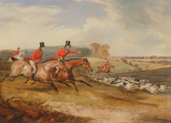 Bachelor's Hall,full Cry by Francis Calcraft Turner