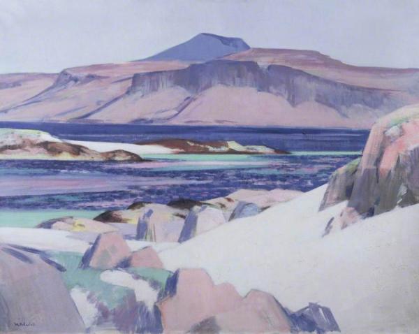 Ben More In The Isle Of Mull, Inner Hebrides by Francis Campbell Boileau Cadell