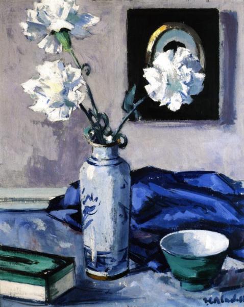 Carnations by Francis Campbell Boileau Cadell