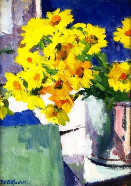 Corn Marigolds by Francis Campbell Boileau Cadell