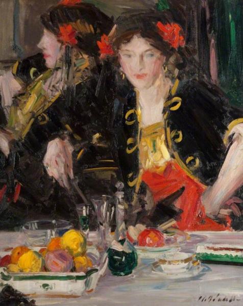 Crème De Menthe by Francis Campbell Boileau Cadell
