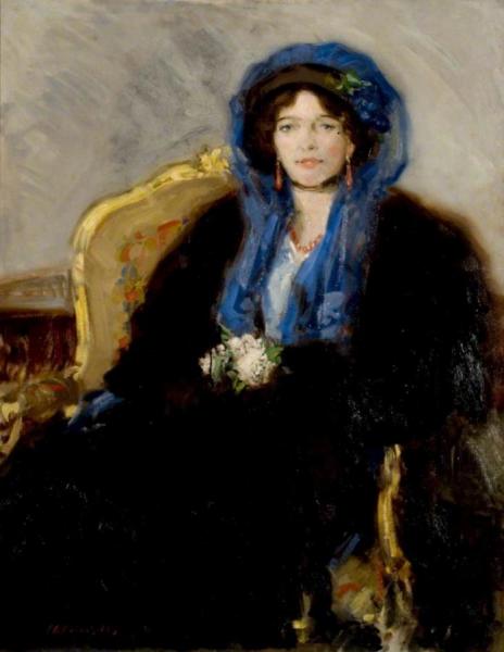 Mrs Patrick Dudgeon Of Cargen by Francis Campbell Boileau Cadell
