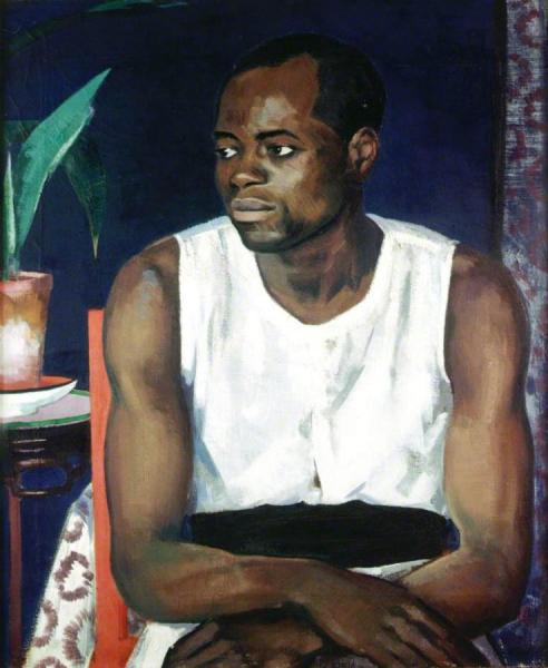 Negro In White by Francis Campbell Boileau Cadell