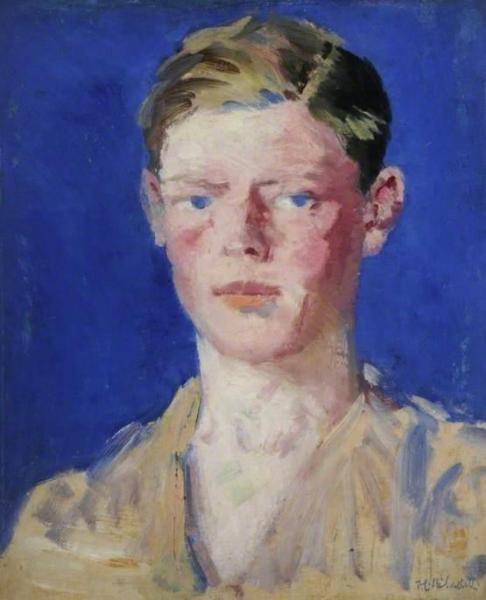 Portrait Of A Young Man by Francis Campbell Boileau Cadell