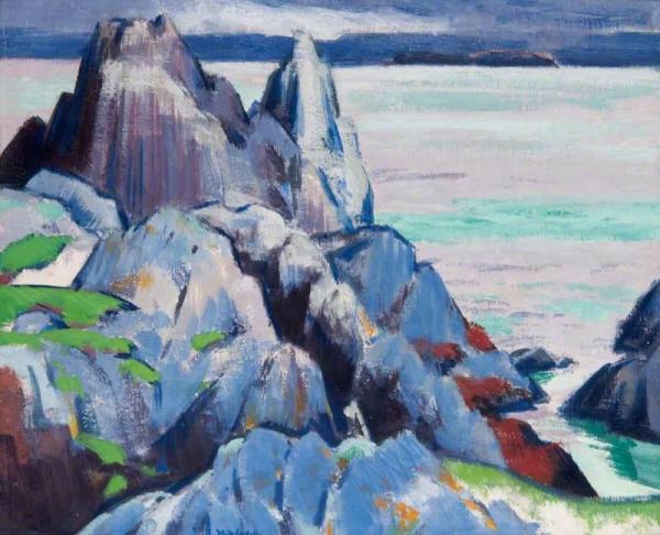 The Cathedral Rock, Iona by Francis Campbell Boileau Cadell Oil Painting Reproductions