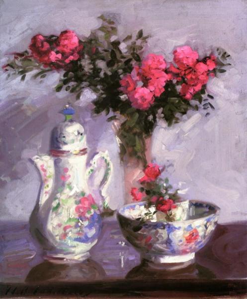 The Famille Rose Coffee Pot by Francis Campbell Boileau Cadell