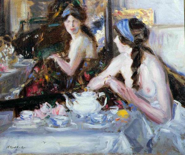 The Mirror by Francis Campbell Boileau Cadell