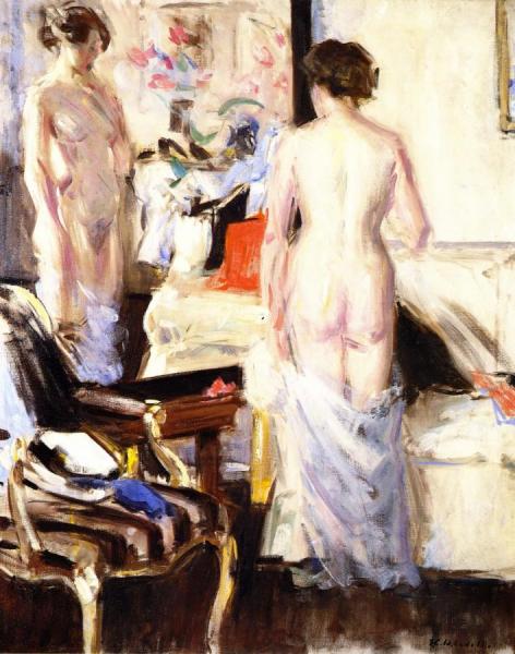 The Model by Francis Campbell Boileau Cadell