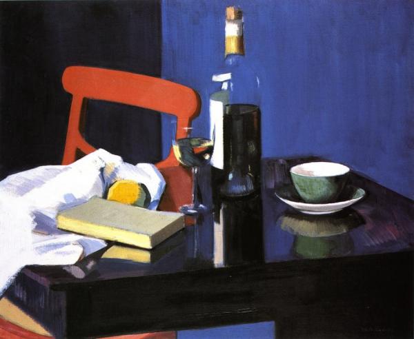 The Red Chair by Francis Campbell Boileau Cadell Oil Painting Reproductions