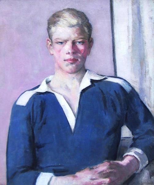 The Rugby Player by Francis Campbell Boileau Cadell Oil Painting Reproductions