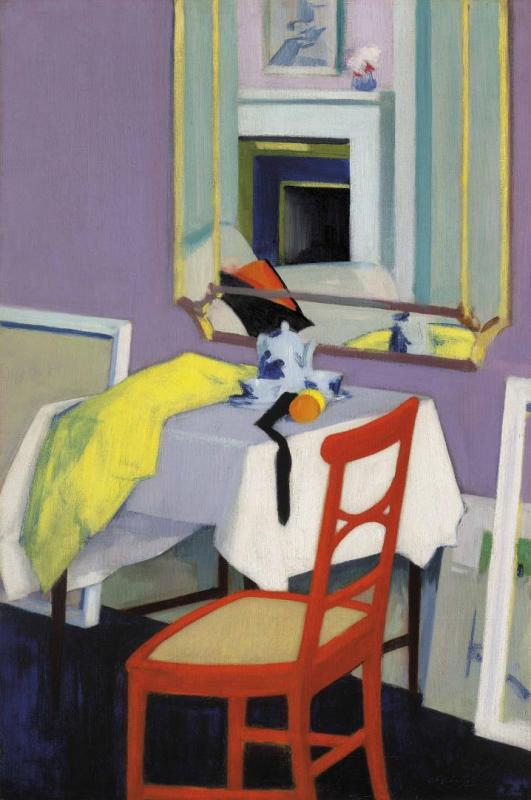 Interior (the Red Chair), 1928 by Francis Campbell Boileau Cadell