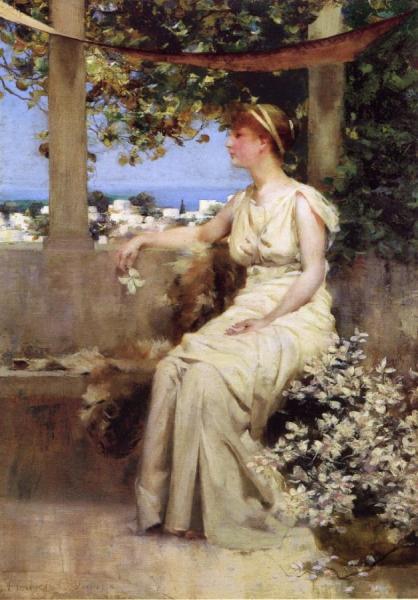 On The Terrace by Francis Coates Jones