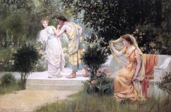 The Forbidden Kiss by Francis Coates Jones