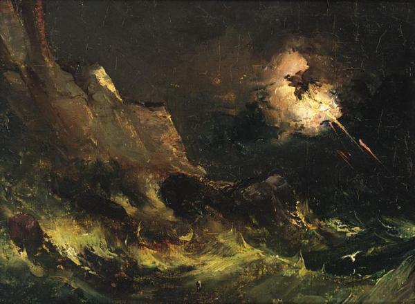 A Storm At Sea by Francis Danby Oil Painting Reproductions