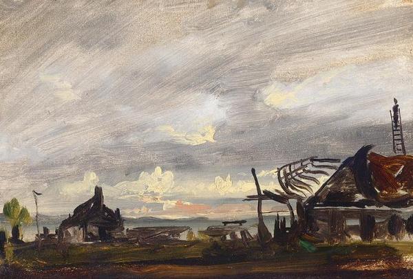 Boat Building by Francis Danby