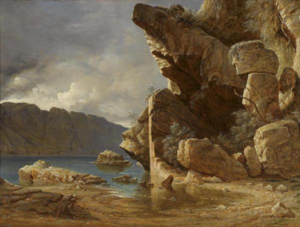 Liensfiord, Norway, Calm C.1835 by Francis Danby