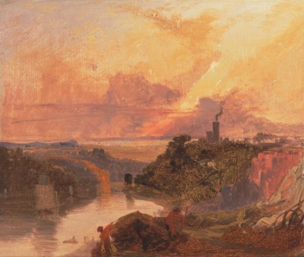 The Avon Gorge At Sunset, Circa 1850 by Francis Danby