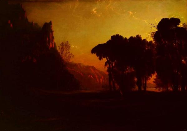 The Wood Nymph's Hymn To The Rising Sun 1845 by Francis Danby