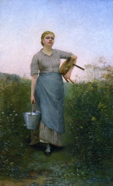 Francis David Millet A Broadway Milkmaid