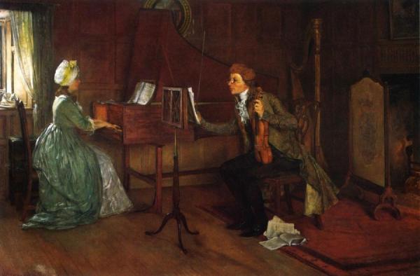 Francis David Millet A Difficult Duet