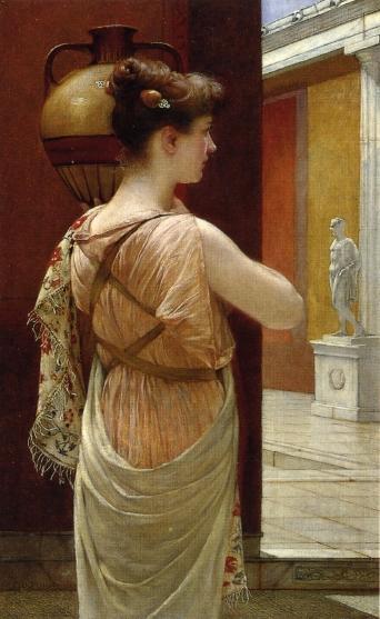 A Handmaiden by Francis David Millet Oil Painting Reproductions