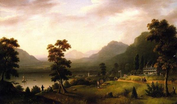 Carter's Tavern At The Head Of Lake George by Francis Guy