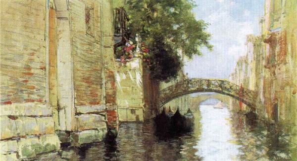 Francis Hopkinson Smith Canal In Venice