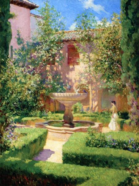 Granada by Francis Luis Mora Oil Painting Reproductions