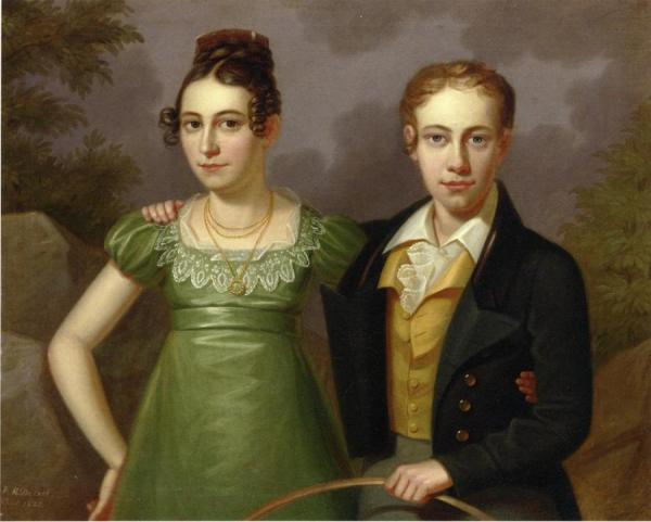 Double Portrait by Francis Martin Drexel