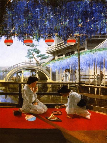 The Wisteria Garden by Francis Neyhardt