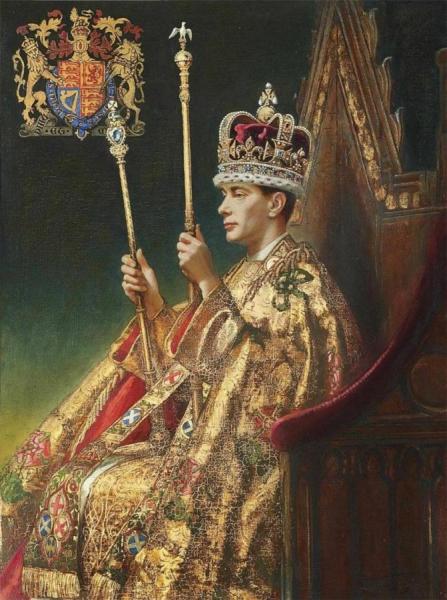 King George Vi by Francis Owen Salisbury