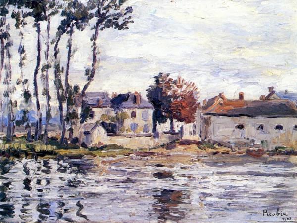 Banks Of The River by Francis Picabia