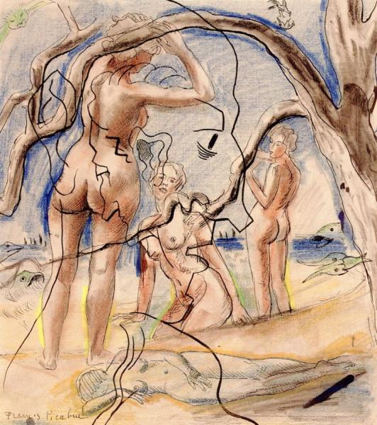 Bathers by Francis Picabia Oil Painting Reproductions