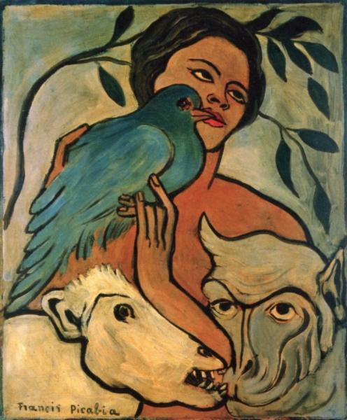 Blue Pigeon by Francis Picabia