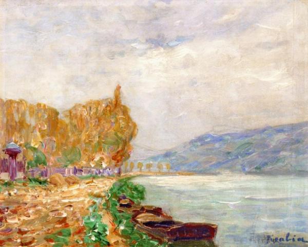 Canal At Saint-mammes by Francis Picabia