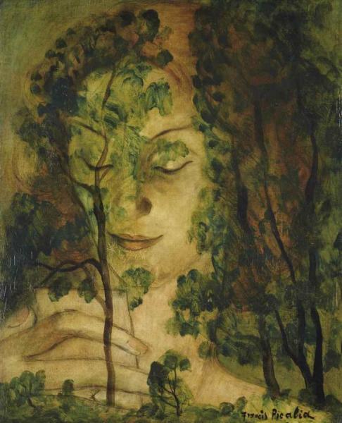 Femme Aux Arbres by Francis Picabia