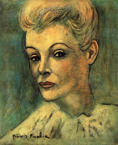 Head Of A Woman by Francis Picabia