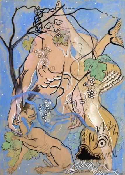 Jesus And The Dolpin by Francis Picabia