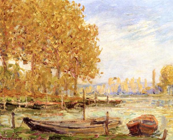 Landscape With Boats by Francis Picabia