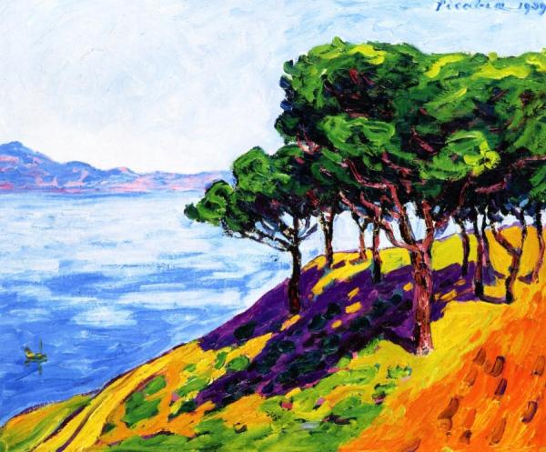 Les Pins, Effet De Soleil, St. Tropez by Francis Picabia