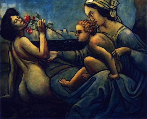 Madonna And Child With Nude by Francis Picabia Oil Painting Reproductions