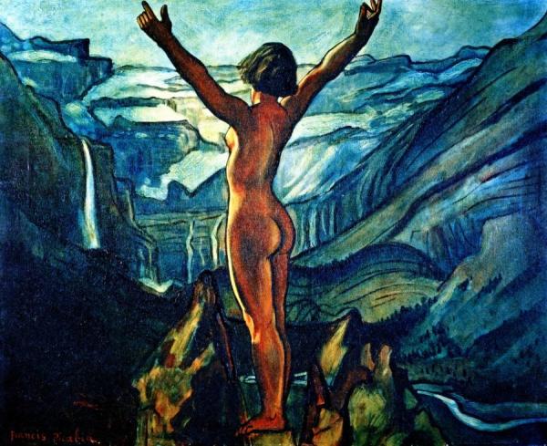 Francis Picabia Nude In Front Of A Landscape