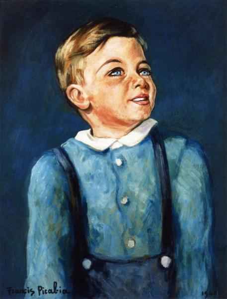 Portrait Of A Young Boy by Francis Picabia