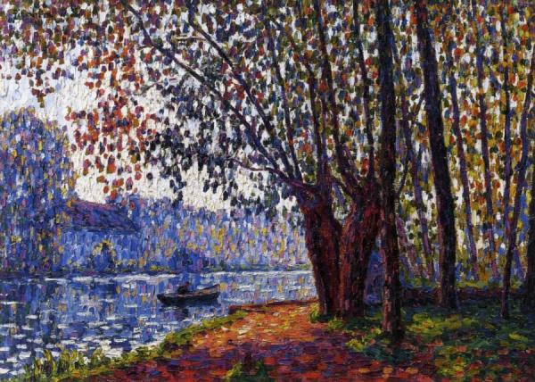 Sunlight On The Banks Of The Loing by Francis Picabia